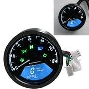 NIBOLOG Universal LCD Digital Tachometer Speedometer Odometer Motorcycle Accessories